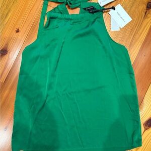 41 Hawthorn Green Back Tie Tank Top NEW